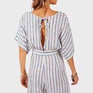 Rip The Runway Maxi Pant Jumpsuit-White